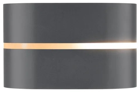 Nordlux - Vonkajšie nástenné svietidlo SIBELIS 1xE27/10W/230V IP44 antracit