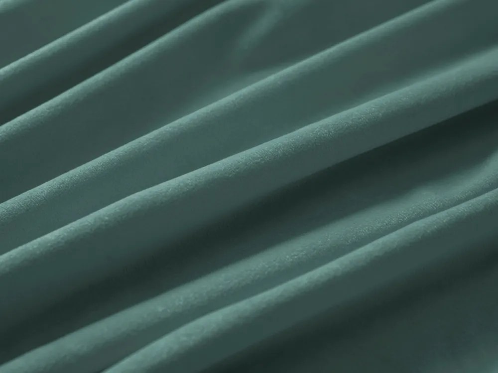 Biante Zamatový obdĺžnikový obrus Velvet Premium SVP-022 Ľadovo zelený 120x160 cm