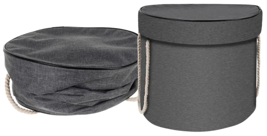 VERK GROUP Hrací vak, podložka na hranie 2v1, podsedák, šedo-žltý