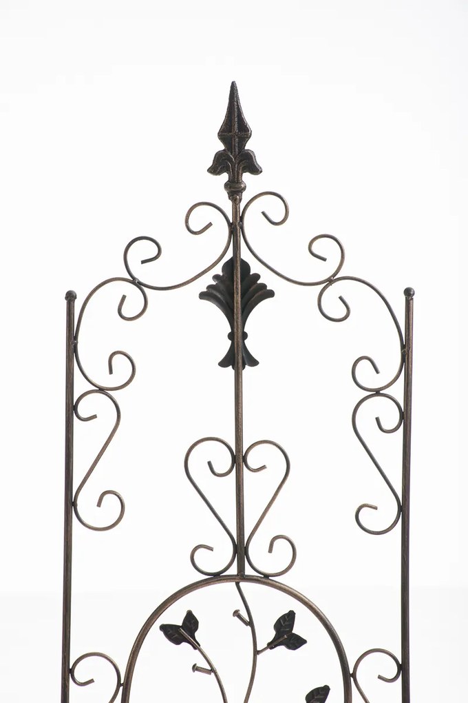 Mriežka na ruže Burg - 122 x 35 cm - Bronzová