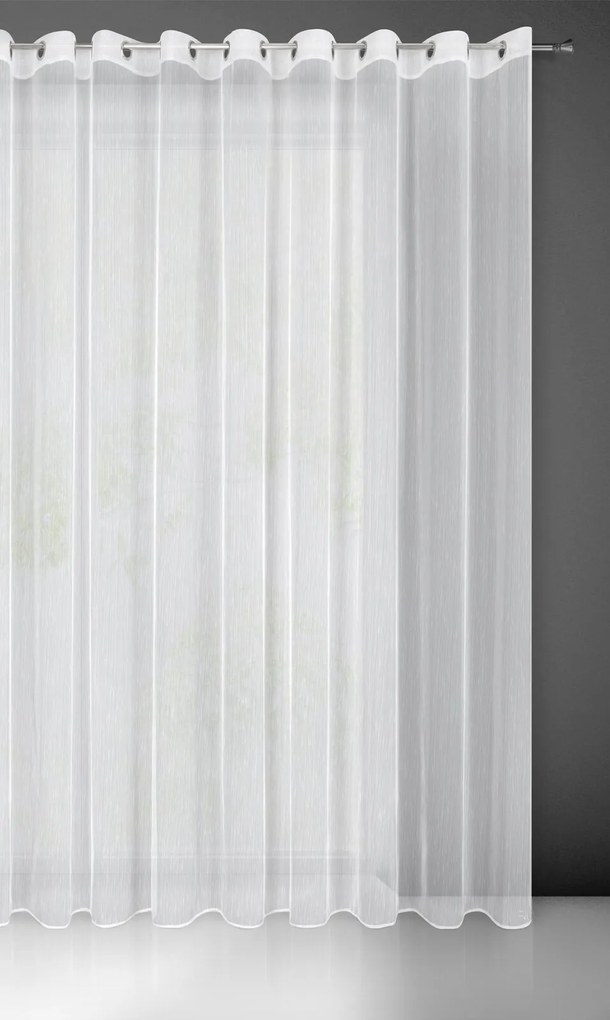 ZÁCLONA NA KRÚŽKOCH PILAR 350X250 CM BIELA