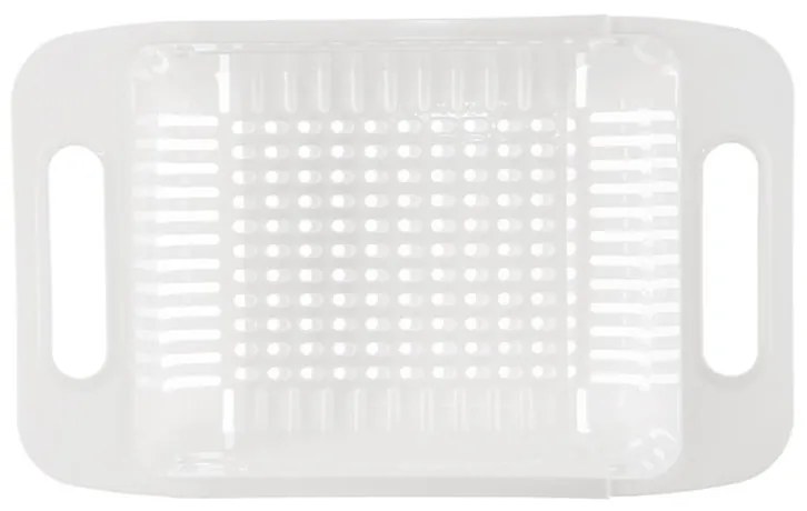 Orion Organizér do dřezu, posuvný, plast, bílý PAVO