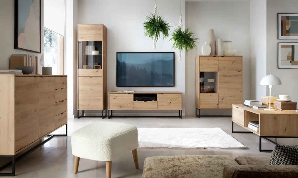 Vysoká vitrína Amber