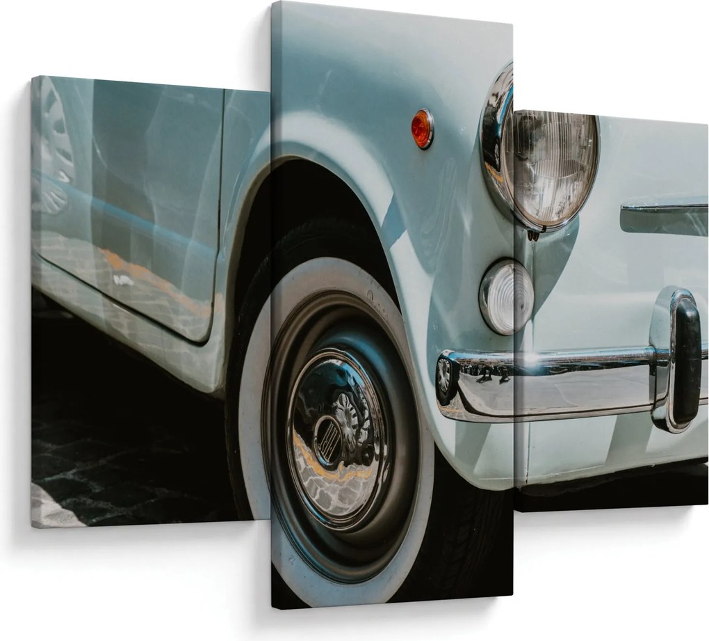 Obraz - Retro auto Fiat (90x60 cm)
