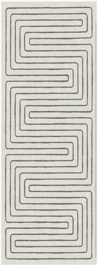 Umývateľný behúň s nízkym vlasom Labyrinth by Jonathan Adler