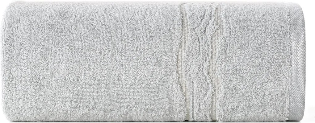 BAVLNENÝ UTERÁK KARIN SADA 6KS 50X90 CM STRIEBORNÁ