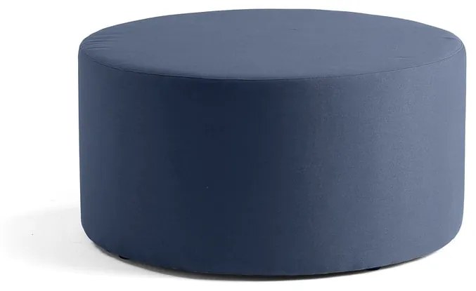 Taburet CASUAL, látka ETNA, Ø 1000 mm, modrá