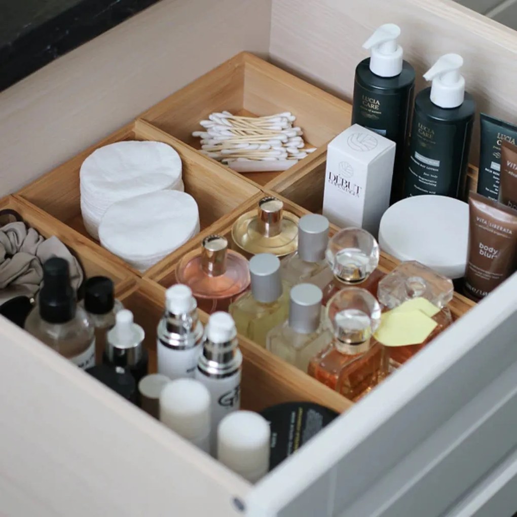 Zeller Present 2. akosť - Organizér do zásuvky kuchyne aj kúpeľne, príborník BAMBOOZ (23,5x7,5x5)