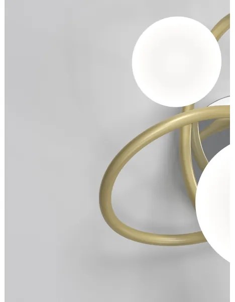 Wofi 4014-201 - LED Nástenné svietidlo NANCY 2xG9/3,5W/230V zlatá/biela