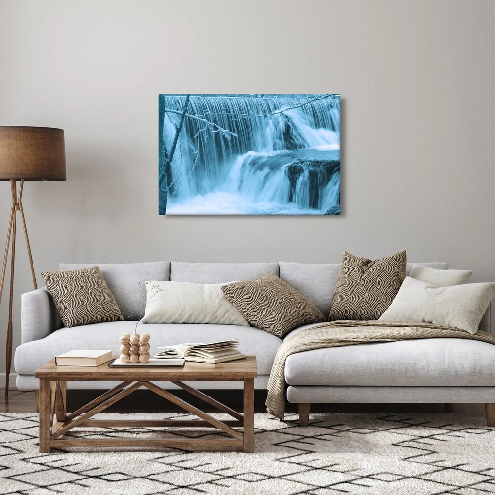 Obraz - ľadové vodopády (90x60 cm)