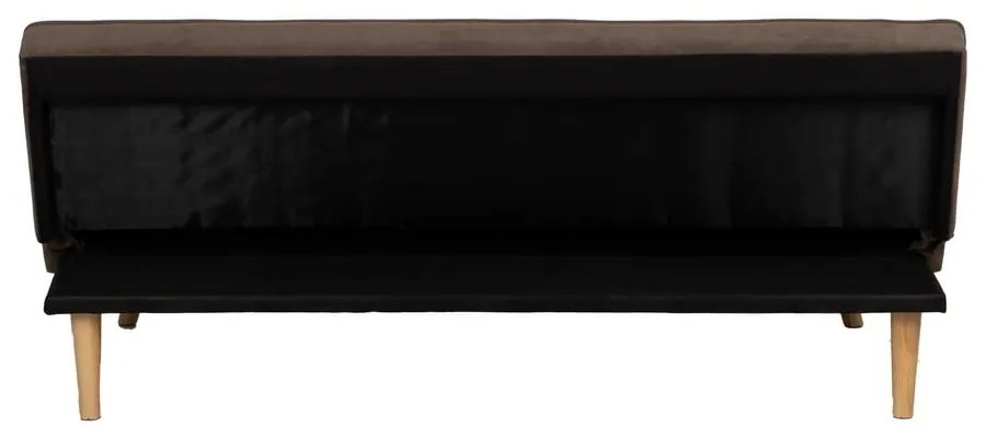 Hnedá ženilková rozkladacia pohovka 175 cm – Ixia