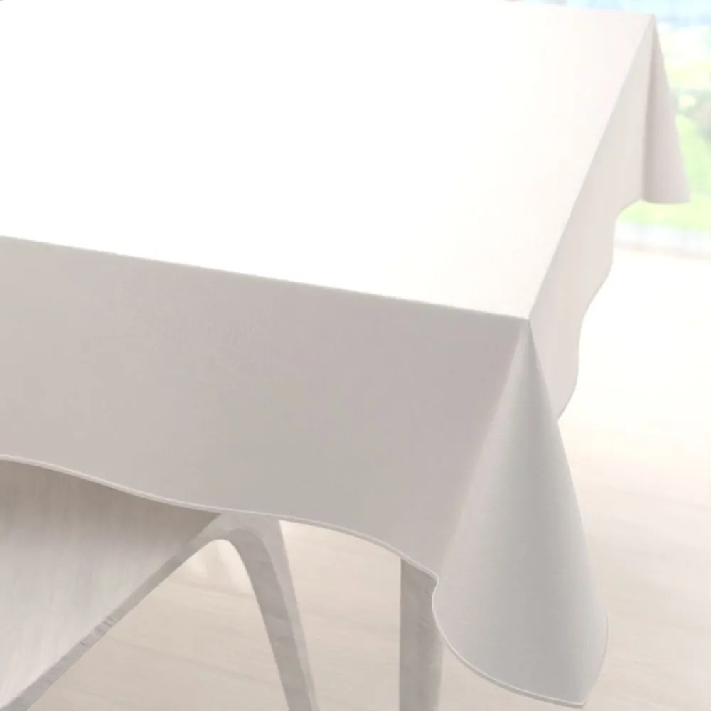 Biante Zamatový štvorcový obrus Velvet Prémium SVP-024 Krémovo biely 70x70 cm