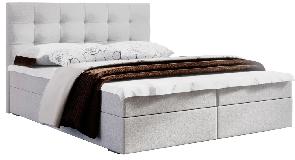 Manželská posteľ Boxspring 140 cm Fade 2 (béžová) (s matracom a úložným priestorom). Akcia -20%. Vlastná spoľahlivá doprava až k Vám domov. 1046492
