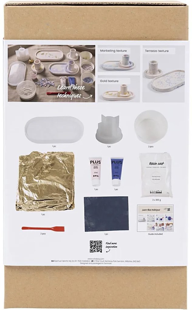 Kreatívna sada Starter Craft Kit Resin Casting Candle Holders