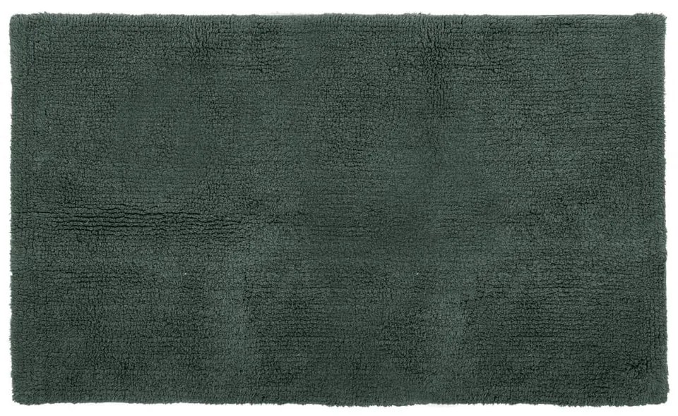 Tmavozelená kúpeľňová predložka 100x60 cm Riva - Tiseco Home Studio