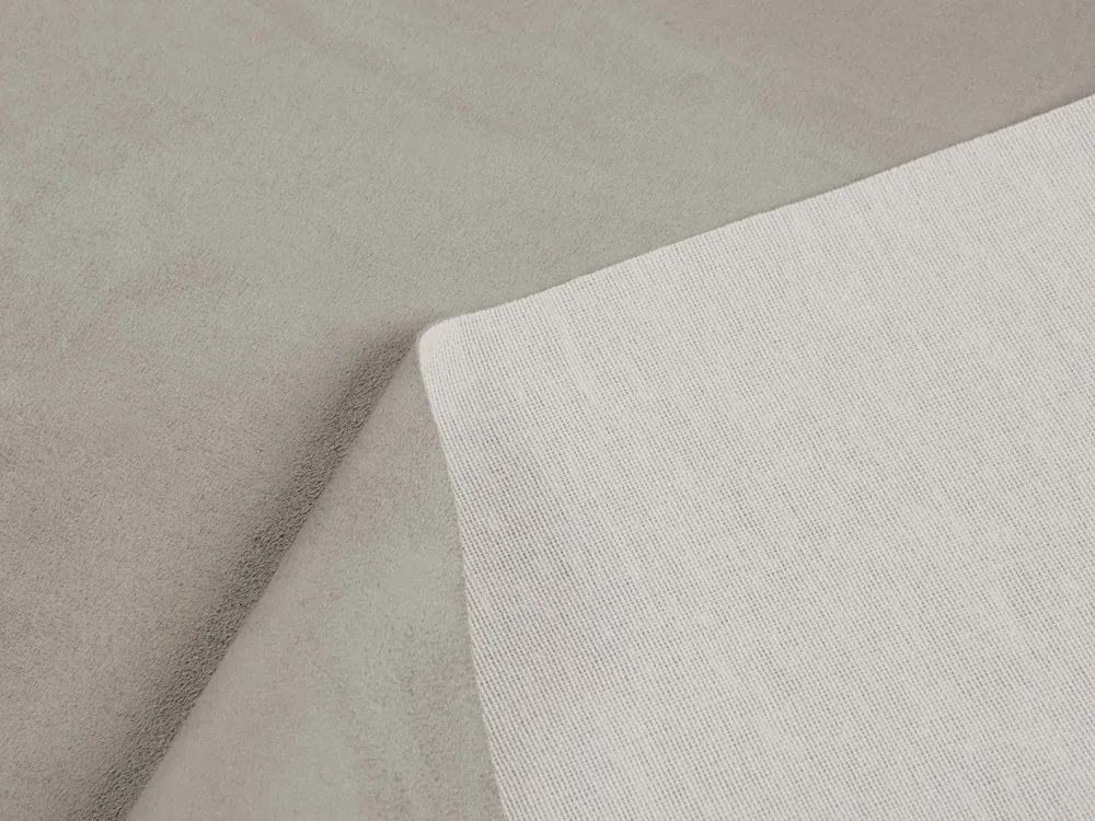 Biante Štvorcový obrus/imitácia brúsenej kože Alcantara ALC-014 Svetlo sivý 80x80 cm