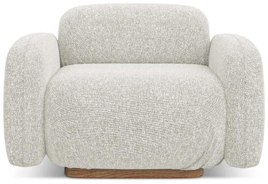 Krémovobiele kreslo Ailani – Makamii