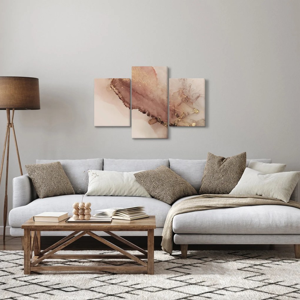 Obraz - Zlaté trblietky (90x60 cm)
