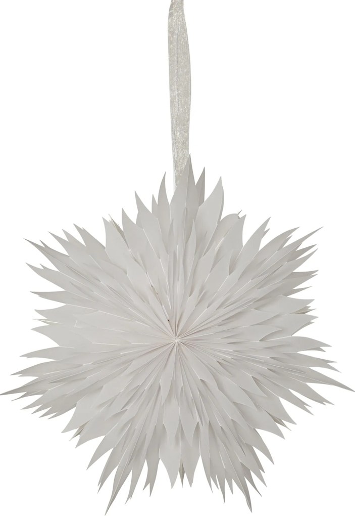 STAR TRADING Závesná svietiaca hviezda Dis White 45 cm
