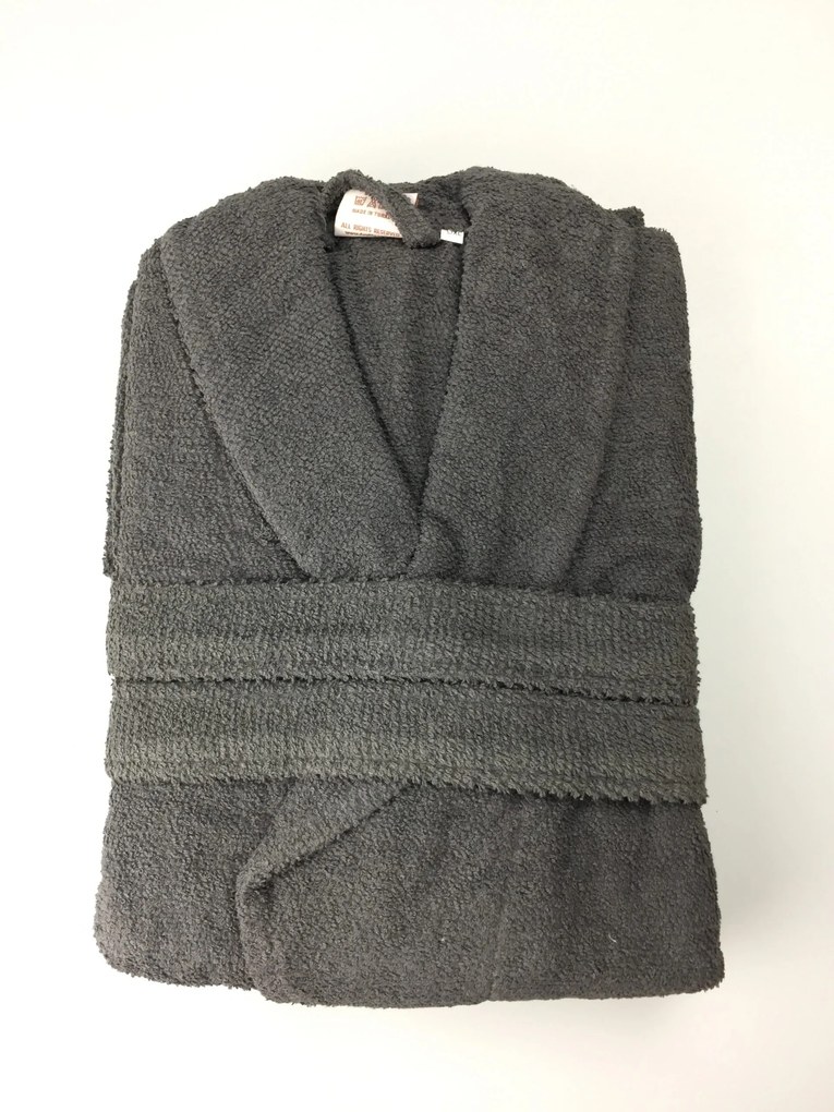 Froté unisex župan tmavo Sivý TiaHome - M