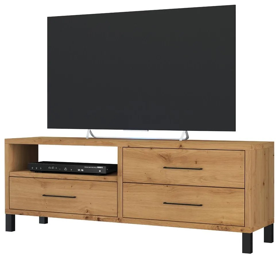 TV skrinka/stolík Azaella A2 (dub artisan). Vlastná spoľahlivá doprava až k Vám domov. 1098733