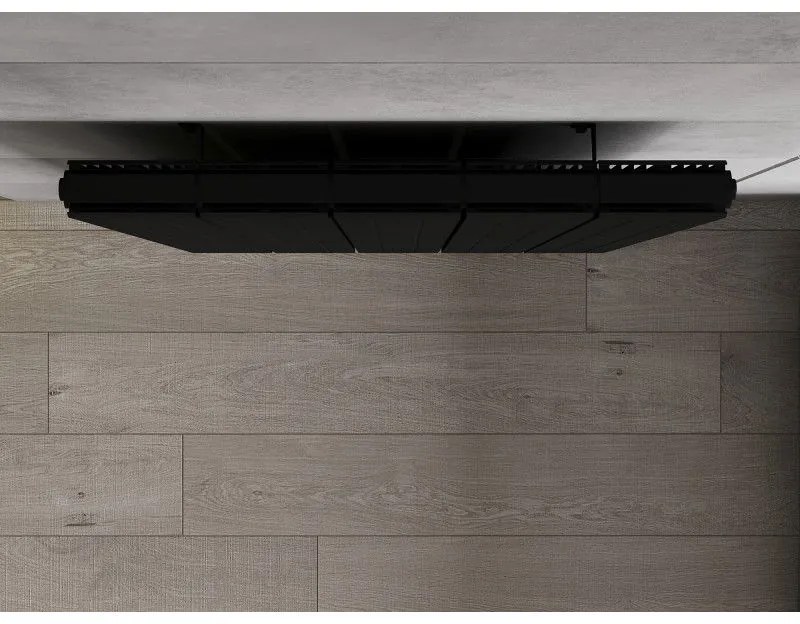 Mexen Waco, vykurovacie teleso 1544 x 694 mm, 2209 W, čierna, W217-1544-694-00-70