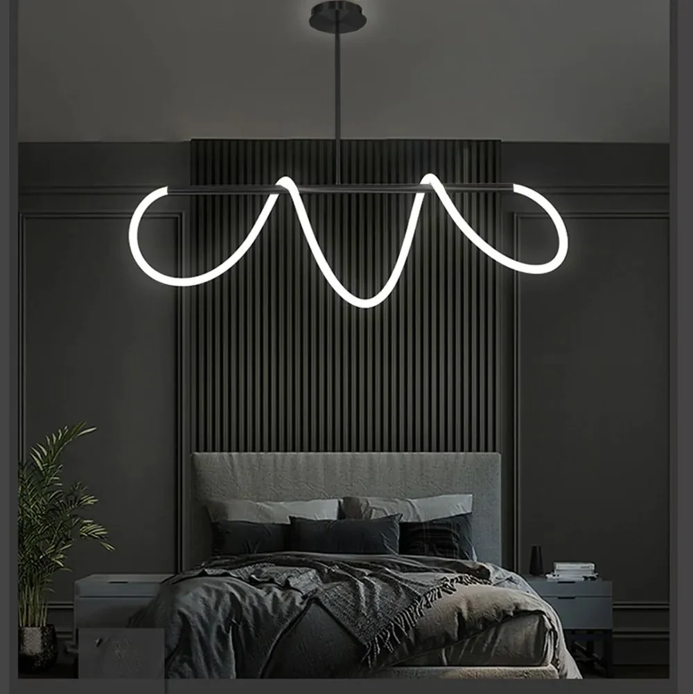 Toolight - LED závesné svietidlo APP856-CP, čierna, OSW-04031