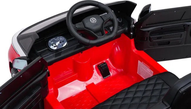 Elektrické autíčko Volkswagen ID BUZZ červené