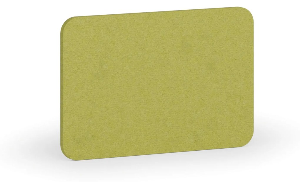 Akustický paraván na stôl, textilný, 60 x 40 cm, zelená