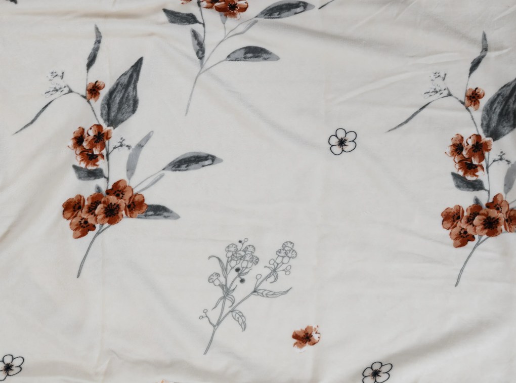 Obojstranné obliečky DUO SENSE SOFIRA krémové + obliečka na vankúšik 40x50 cm ZDARMA Rozmer obliečky: 70 x 90 cm | 140 x 200 cm