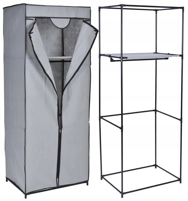 Šatníková skriňa FELA sivá