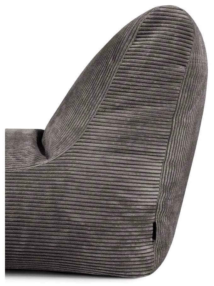 Hnedý menčestrový sedací vak Lounge – SLOWDOWN