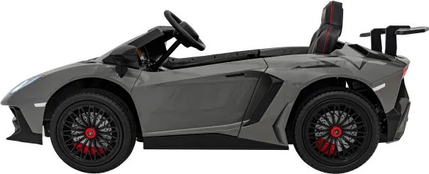 Detské elektrické autíčko Lamborghini Aventador SV 24 V sivé
