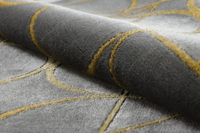 Kusový koberec Emerald 1010 grey and gold, 180x270, šedá, chodba / predsieň, Dywany Łuszczów