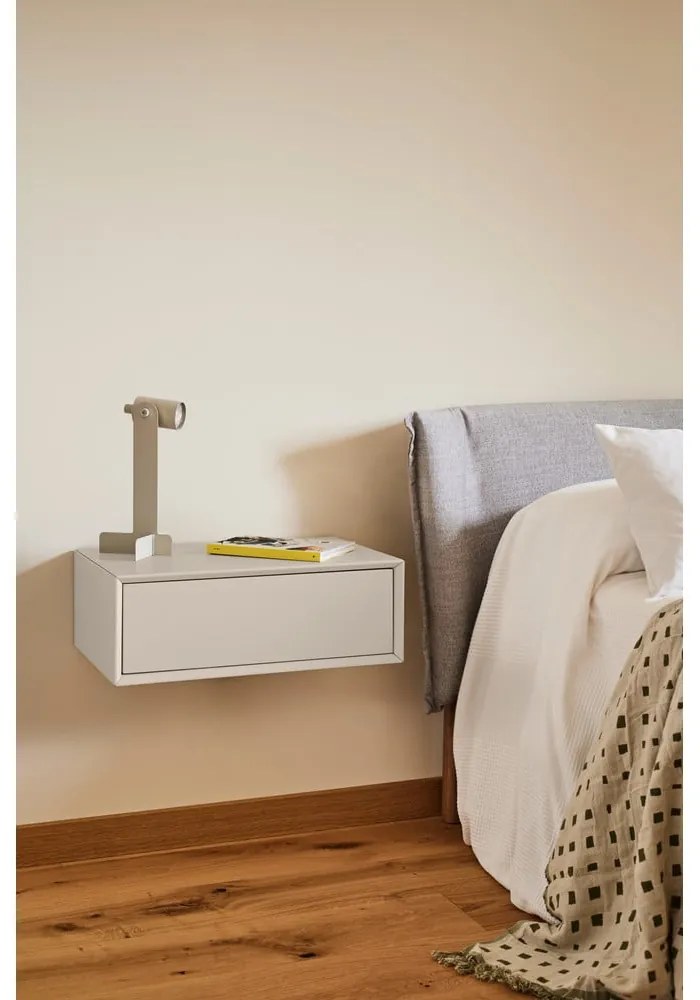 Čierny závesný nočný stolík Platt – Teulat