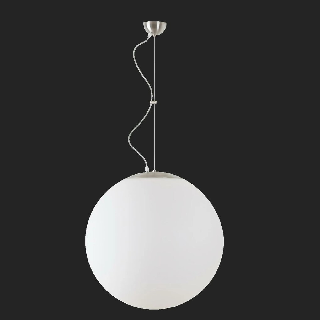 Osmont 60824 Adria L5 závesné sklenené svietidlo nerez brúsená biela IP40