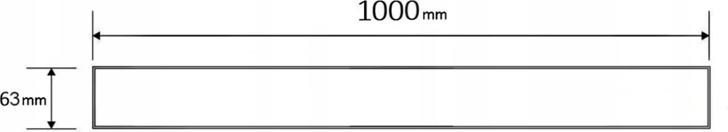 Mexen M33 kryt na nerezový žľab 100 cm, zlatá, 1533100