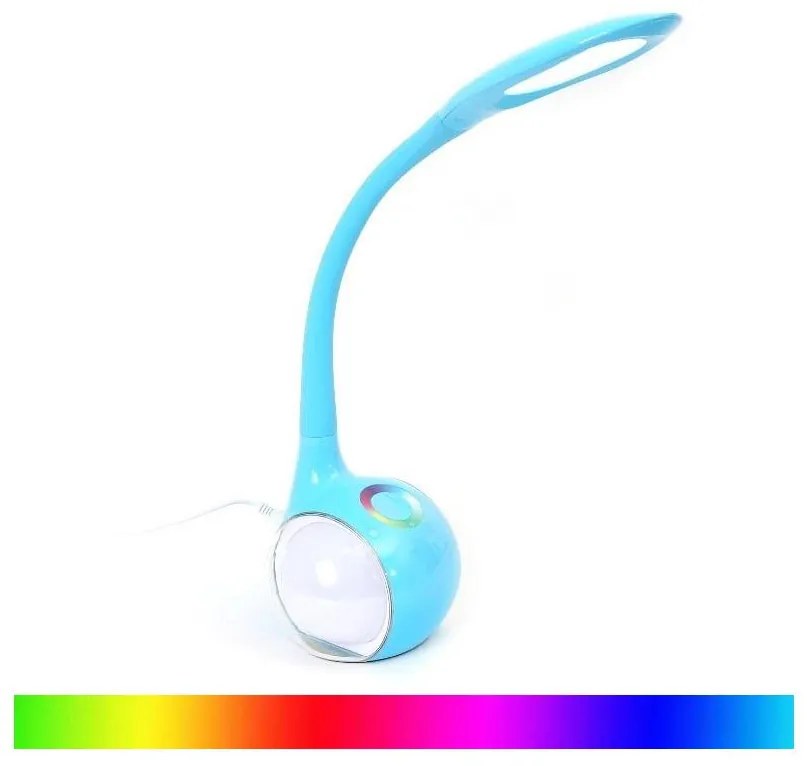 Platinet LED RGB Stmievateľná stolná lampa LED/7W/230V modrá PDL20BL