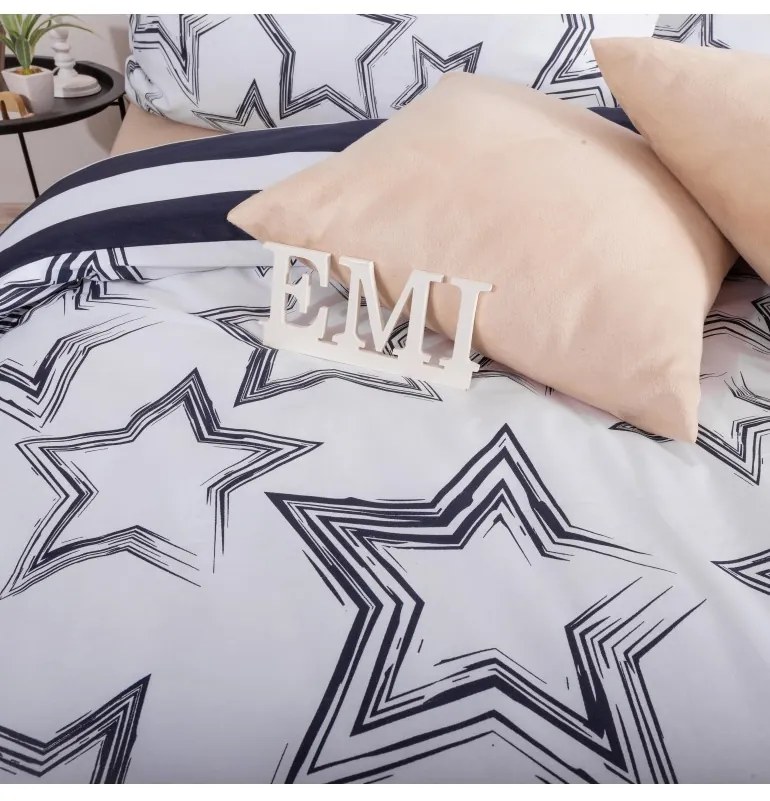 Obliečky bavlnené Maxim EMI, Štandardný set jednolôžko obsahuje 1x 140x200 + 1x 70x90