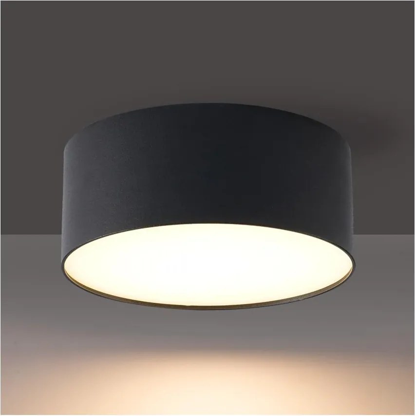 BRILAGI - LED Vonkajšie stropné svietidlo FORIS LED/20W/230V pr. 15 cm čierne IP44