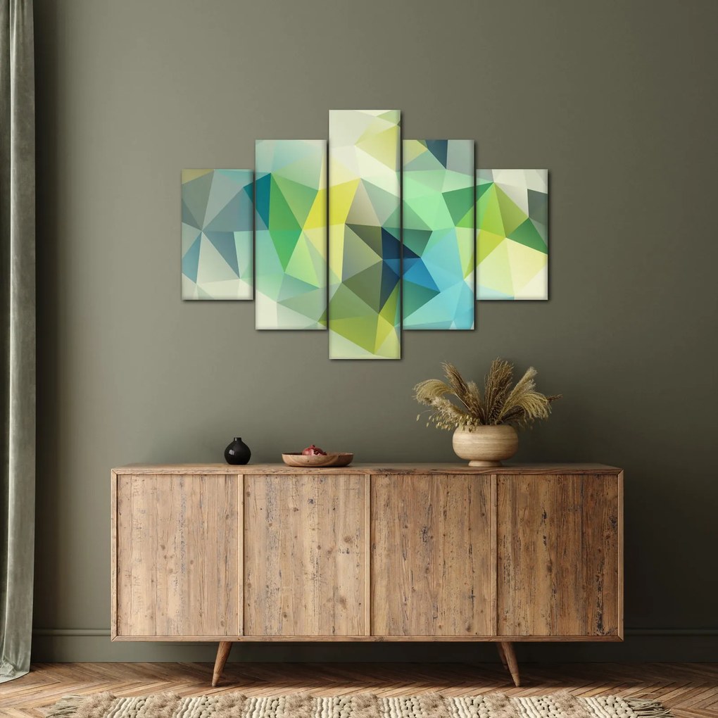 Obraz geometrické abstrakcie (150x105 cm)