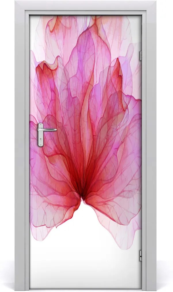 Samolepiace fototapety na dvere  ružový kvet