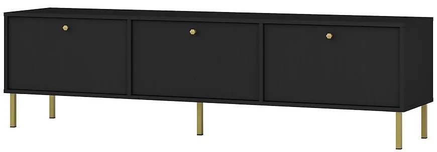 TV Stolík Tokyo 2 3K čierny grafit 303