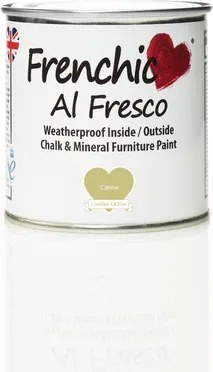Bledozelená kriedová farba do exteriéru Frenchic Al Fresco Citrine 250 ml