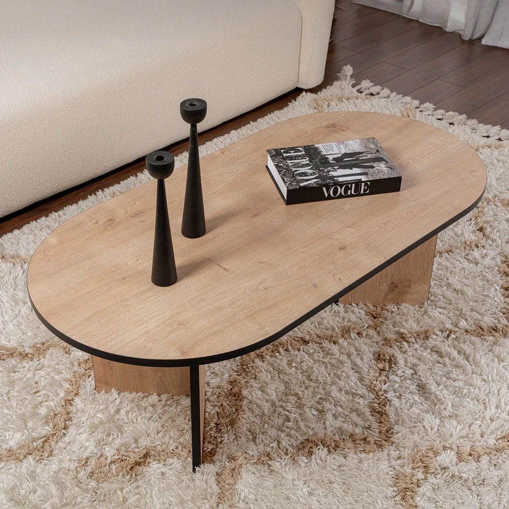 Konferenčný stolík Sable Sapphire Oak Black