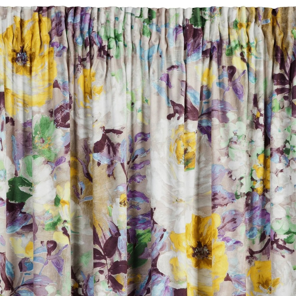 ZATEMŇOVACÍ ZÁVES NA PÁSKE AMELIE 140X270 CM VZOROVANÁ