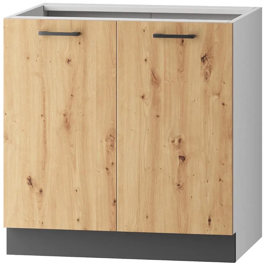 Skrinka do kuchyne Clara D80 sivý grafit/artisan