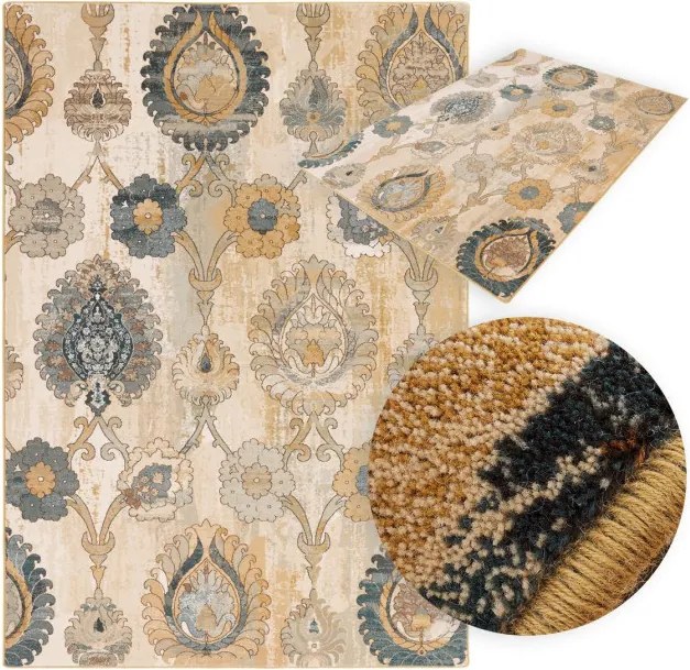 Koberec Dywilan Polonia Olivový Kamel