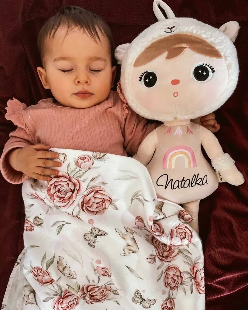 Bábika béžová alpaka 48cm