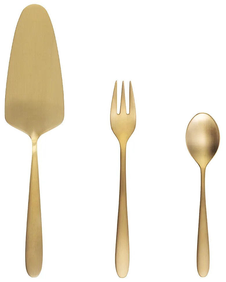 Koláčový set 13 ks - Alpha PVD zlatý - 116646